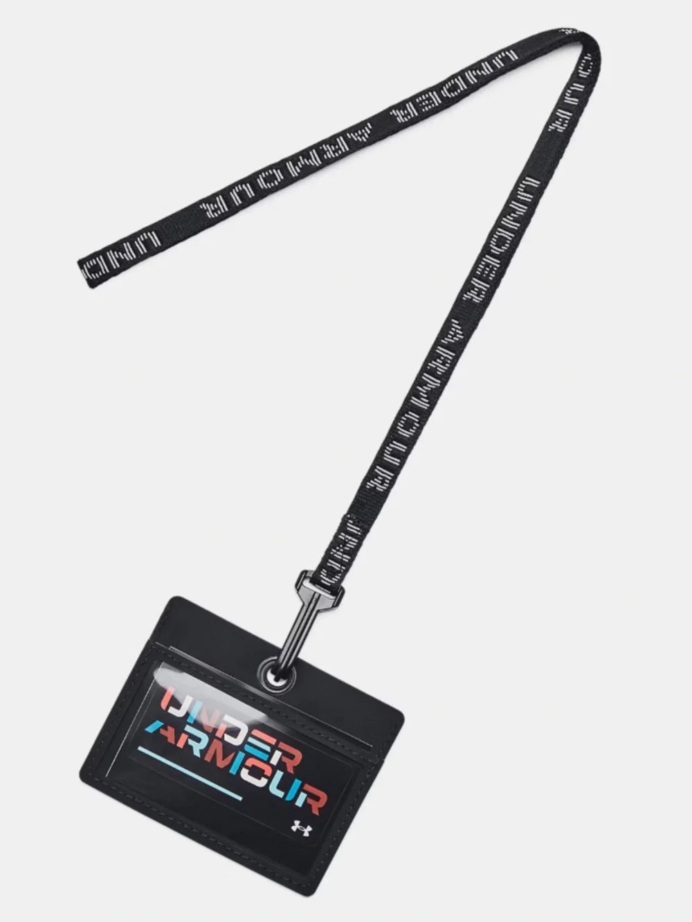 UNDER ARMOUR UA Hustle Black ID Lanyard Wallet
